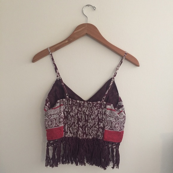 Free People Battenburg Fringe Bralette - Picture 2 of 3